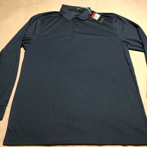 Men Nike Golf Dri Fit Long Sleeve Polo sz: L BNWT